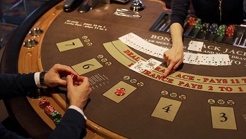 Blackjack tafel positie